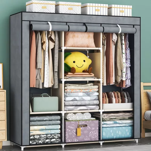 Nagy textil gardróbszekrény PJJSC002