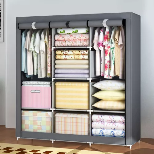 Nagy textil gardróbszekrény PJJSC002