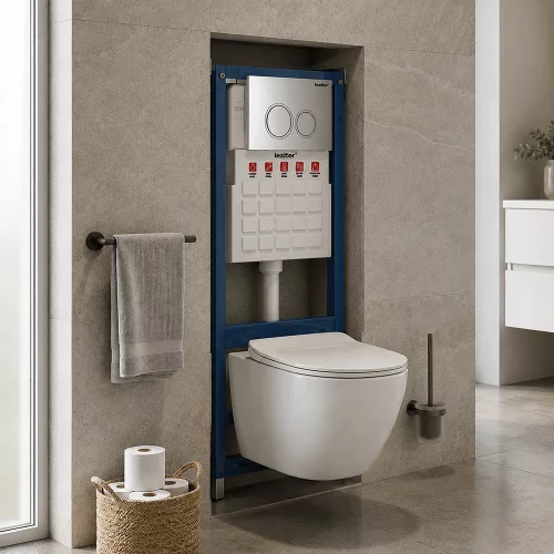 Roya Delano 082CHR falba építhető WC tartály szett