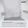 Flexo ergonomikus irodai forgószék deréktámasszal