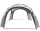 Szürke kerti pavilon 3,5x3,5 m