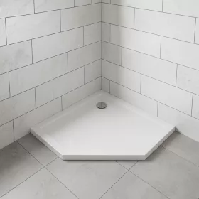   Modena Slim ötszögletű alacsony akril zuhanytálca 100x100 cm
