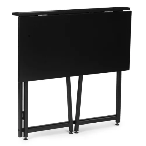 Összecsukható íróasztal 80x45 cm laptop asztal fekete