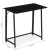 Összecsukható íróasztal 80x45 cm laptop asztal fekete