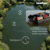 Etetőhajó V6 GPS 3 tartályos hátra és oldalkidobós fekete