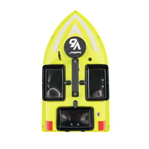Etetőhajó V6 GPS 3 tartályos hátra és oldalkidobós nightlight