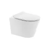 Ride fali, rimless WC soft close ülőkével