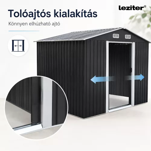 Alaska 6x8 kerti szerszámtároló ház