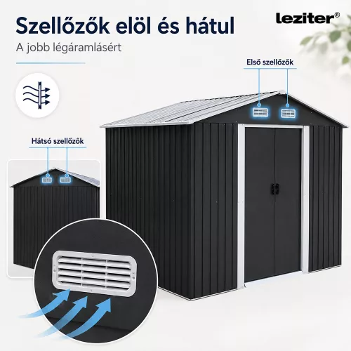 Alaska 6x8 kerti szerszámtároló ház
